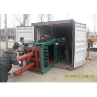 臥式轎車廢輪胎打包機(jī)