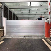 上海小區(qū)地下停車庫防汛擋水板別墅車庫鋁合金防洪板定制