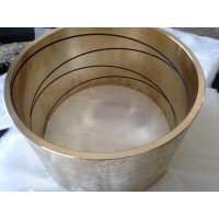扒渣機石墨套加工定 內圈環(huán)形石墨銅套 H65高力黃銅自潤滑套