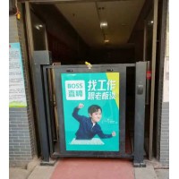 武漢廣告門生產廠家 玻璃式廣告門圖片 柵欄式廣告門
