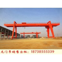 江蘇南通龍門吊租賃廠家25米跨雙外懸龍門吊出售