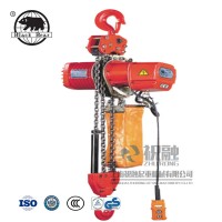 3噸黑熊電動葫蘆YSH-300單速環(huán)鏈固定式起重機