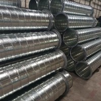 工業(yè)環(huán)保排風用風管鍍鋅環(huán)保圓形螺旋風管佛山廠家直銷