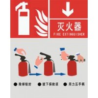 夜光pvc疏散標志，滅火器指示牌，夜光消防指示牌
