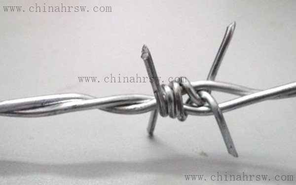 安裝鍍鋅刺繩的區域 安裝鍍鋅刺繩的區域